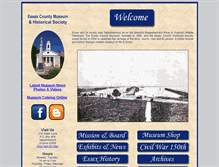 Tablet Screenshot of essexmuseum.org